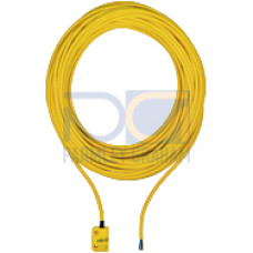 Magnetic safety switch 2 n/o, square design, heightdesign 13 mm, IP6K9K, operating distance 8 mm, for applications withPSEN ix1,PU = 1 piece with actuator, with 10 m cable (PUR).