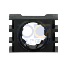 PITestop bracket for containing 3 contact blocks with spring terminals.