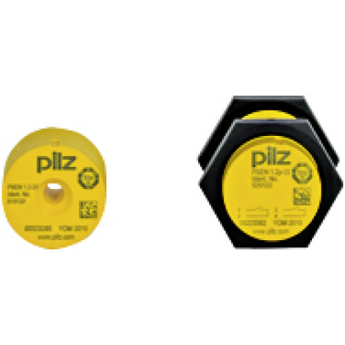 Magnetic safety switch 2 n/o, 4-pin M8 male connector, roundM30 design, IP67, switching distance 8 mm for applications with PSENix1,PU =1 piece with actuator.