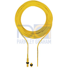 Magnetic safety switch 3 n/o, round M12 design, IP65, LED,operating distance 8 mm, PU = 1 piece with M12 actuator, with 10 m cable(PUR).