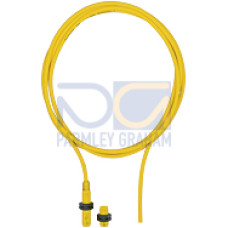 Magnetic safety switch 3 n/o, round M12 design, IP67,operating distance 8 mm, for applications with PSEN ix1, PU = 1 piecewith M12actuator coded, with 5 m cable (PUR).