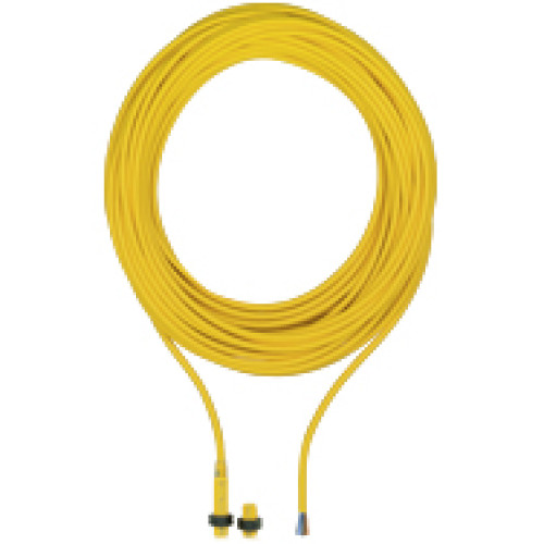 Magnetic safety switch 3 n/o, round M12 design, IP67,operating distance 8 mm, PU = 1 piece with M12 actuator coded, with 10 mcable (PUR).