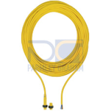 Magnetic safety switch 3 n/o, round M12 design, IP67,operating distance 8 mm, for applications with PSEN ix1, PU = 1 piecewith M12actuator coded, with 10 m cable (PUR).