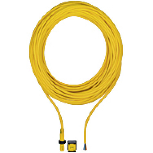 Magnetic safety switch 3 n/o, round M12 design, IP67,operating distance 12 mm, for applications with PSEN ix1, PU = 1 piecewithcuboid actuator coded, with 10 m cable (PUR).