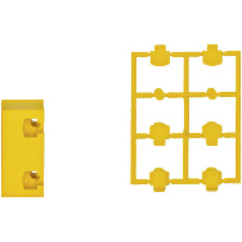 Actuator for magnetic safety switch, square design,IP67, operating distance 3 mm, height design 18 mm, PU = 1 actuator.