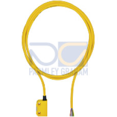 Magnetic safety switch 2 n/o, 1 auxiliary contact n/o, squaredesign, LED, IP6K9K, operating distance depending on the actuator,height design18 mm, for series connection with PSEN ix1, PU = 1 sensor, w