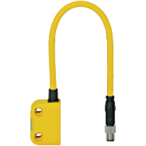 Magnetic safety switch 2 n/o, 4-pin M8 male connector,square design, IP67, operating distance depending on the actuator,heightdesign 18 mm, or series connection with PSEN ix1, PU = 1 sensor.