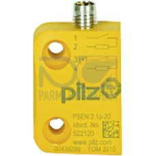 Magnetic safety switch 1 n/o 1 n/c, 4-pin M8 male connector,square design, LED, IP67, operating distance 6 mm, height design 13 mm,forseries connection with PSEN i1, PU = 1 sensor without actuator.