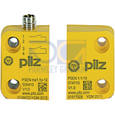Magnetic safety switch 2 n/o, 4-pin M8 male connector,square design, IP67, switching distance 3 mm for series connection withPSEN ix1, height design 13 mm, PU = 1 sensor with actuator.