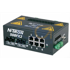 508FX2 Unmanaged Industrial Ethernet Switch, ST 80km