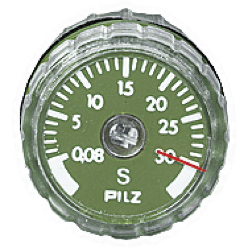 Remote controller for timer, front-panel mounting for 22.5 mm Absolute scale max. 30 s/5 Mohm Time setting is made via rotary knob, protection type IP66.