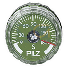 Remote controller for timer, front-panel mounting for 22.5 mm Absolute scale max. 180 s/10 kOhm Time setting is made via rotary knob, protection type IP66.