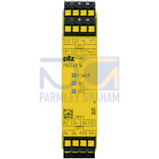 Safety relay (standalone) inputs: 1/2-channel wiring with/without detection of shorts across contacts