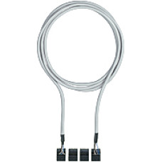 Cable for safe connection of 2 ml1p, 5-poles shielded, terminal with screw connection, length: 1.5 m.