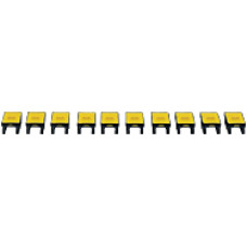Connector to connect the modules on the left-hand side of the base unit. yellow/black (10 pieces).