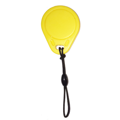 Proximity key fob, IC card,Yellow, 13.56MHz, MOQ=5