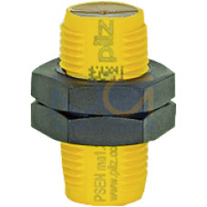 Actuator for magnetic safety switch, cylindrical design,M12, IP6K9K, operating distance 8 mm, PU = 1 actuator.