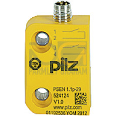 Magnetic safety switch 2 N/O, 4-pin M8 connector, square design. IP67, operating distance 7 mm, for applications with PSEN ix1 Height design 13 mm, PU = 1 piece without actuator Special version withou