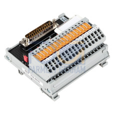 Interface module for system wiring, with solder pin, Male connector