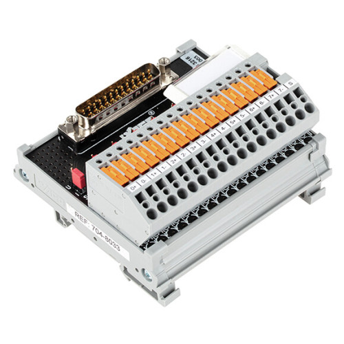 Interface module for system wiring, with solder pin, Male connector