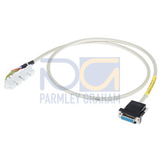 System cable, for WAGO-I/O-SYSTEM, 753 Series, 4 analog inputs or outputs