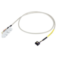 System cable, for WAGO-I/O-SYSTEM, 753 Series, 8 digital inputs or outputs, Length: 2 m, Conductor c