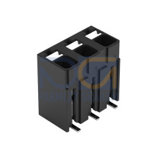 SMD PCB terminal block, push-button, 1.5 mm&sup2;, black