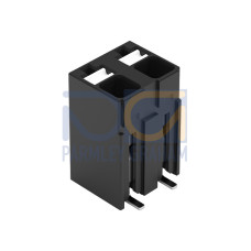 SMD PCB terminal block, push-button, 1.5 mm&sup2;, black