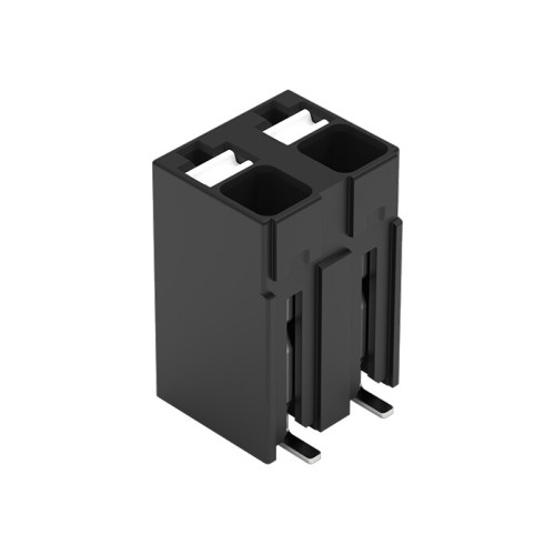 SMD PCB terminal block, push-button, 1.5 mm&sup2;, black
