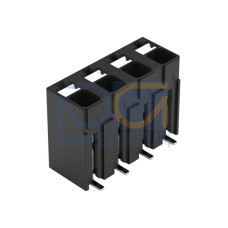 SMD PCB terminal block, push-button, 1.5 mm&sup2;, black