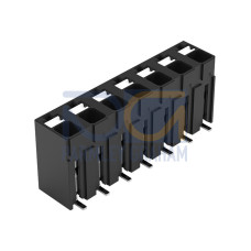 SMD PCB terminal block, push-button, 1.5 mm&sup2;, black