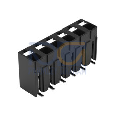 SMD PCB terminal block, push-button, 1.5 mm&sup2;, black