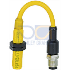 Magnetic safety switch 3 n/o, 8-pin M12 male connector, roundM12 design, IP67, PU = 1 piece without actuator, certification (T&Uuml;V,EAC, UL).