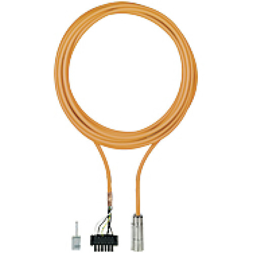 Power cable Cable assembled on both sides Connector <> round connector 8-pin SpeedTec No. of wires and cross section 4 x 1.5 + 1 x (2 x 1.0) suitable for PMCprotego D.01-24 and the motors PMCtendo SZ.