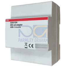 DIN-rail adaptor, suitable for video distributor/switch actuator/camera interface, size:4 U