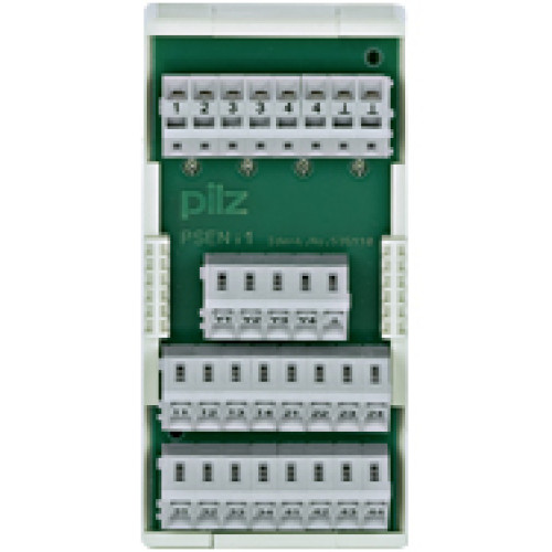 Interface module, for series connection of several PSENmag, 96 x 48 x43.5mm (H x W x D), connection type spring-loaded terminals.