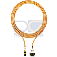 Power cable Cable assembled on both sides Connector <> round connector 9-pin SpringTec No. of wires and cross section 4 x 1.0 + 1 x (2 x 1.0) suitable for PMCprotego D.01-24 and the motors PMCtendo SZ