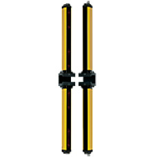 Sensing device T muting arm with passive reflector unit and matching bracket on light curtain PSEN opXX-xx-xxx/1.