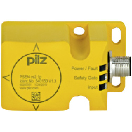 RFiD safety switch, 2 safe SC outputs, 8-pin M12 male connector, 4actuation directions, IP67, typ. operating distance 21 mm, Sao = 15 mm,Sar =40 mm, PU = 1 piece fully coded switch, max. 8 teach-in pr