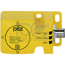 RFiD safety switch, 2 safe SC outputs, 5-pin M12 male connector, 4actuation directions, IP67, typ. operating distance 21 mm, Sao = 15 mm,Sar= 40 mm, PU = 1 piece uniquely coded switch.