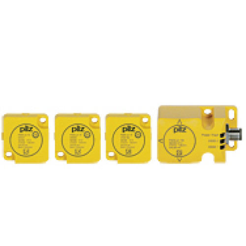 RFiD safety switch, 2 safe SC outputs, 5-pin M12 male connector,one actuation direction, IP67, typ. operating distance 11 mm, Sao = 8mm,Sar = 20 mm, PU = 1 piece coded switch with three actuators (OSS