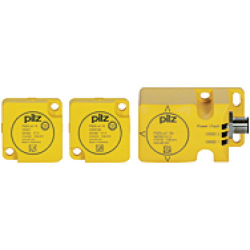 RFiD safety switch, 2 safe SC outputs, 5-pin M12 male connector, 4actuation directions, IP67, typ. operating distance 21 mm, Sao = 15 mm,Sar= 40 mm, PU = 1 piece coded switch with two actuators (OSSD1