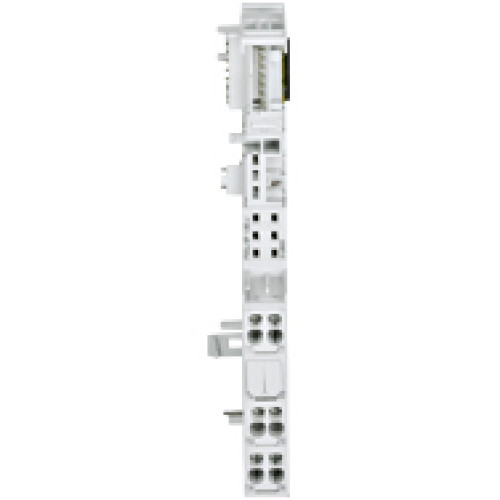 Base module for I/O electronic module periphery single width, 8 terminals with screw connection, ext. temperature Cold junction compensation.