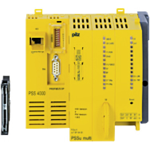 Head module, PROFIBUS-DP, PROFISafe (12 MBit/s), SafetyNET p RTFN, SD card. PL e, SIL CL 3.