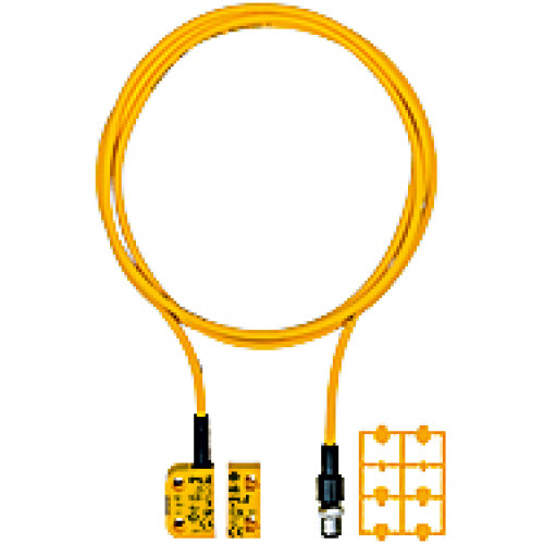 RFiD safety switch 2 safe SC outputs, 8-pin M12 male connector,with 1.5 m cable, one actuation direction, support for SDDIP6K9K, switching distance 11 mm, Sao = 8 mm, Sar = 20 mm, PU = 1 piececoded sw
