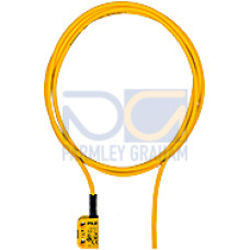 RFiD safety switch 2 safe SC outputs, 5 m cable, oneactuation direction, support for SDD, IP6K9K, switching distancedepends on the actuator, PU = 1 piece coded switch without actuator.