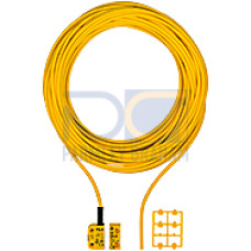 RFiD safety switch 2 safe SC outputs, connection cable 10 m,one actuation direction, support for SDD, IP6K9K, switching distance11 mm, Sao = 8 mm, Sar = 20 mm, PU = 1 piece fully coded switch withactu