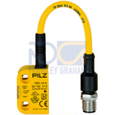 RFiD safety switch 2 safe SC outputs, 5-pin M12 male connector,one actuation direction, IP67, switching distance 11 mm, Sao = 8 mm, Sar=20 mm, PU = 1 piece coded switch without actuator.