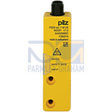 RFiD safety switch, 2 safe SC outputs, 8-pin M12 male connector,IP67, 4 actuation directions, typ. operating distance (square) 11 mm,Sao= 8 mm, Sar = 20 mm, PU = 1 piece coded switch, magnetic latchin