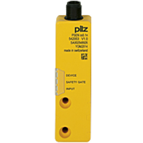 RFiD safety switch, 2 safe SC outputs, 8-pin M12 male connector,IP67, 4 actuation directions, typ. operating distance (square) 11 mm,Sao= 8 mm, Sar = 20 mm, PU = 1 piece coded switch.